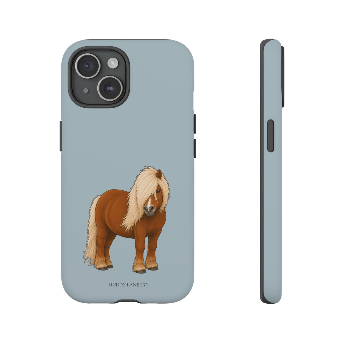 Shetty Tough Phone Case in Dusty Blue Matte