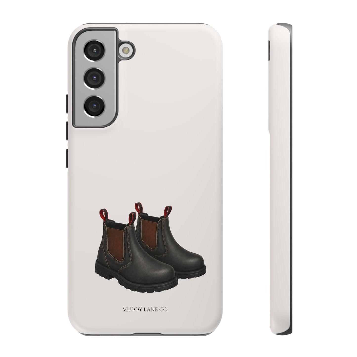 Yard Boots Tough Phone Case in Warm Cream Matte