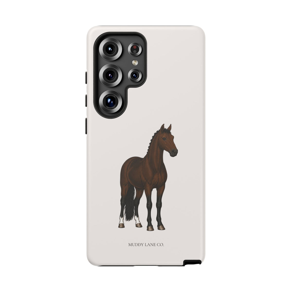 Bay Horse Tough Phone Case in Warm Cream Matte