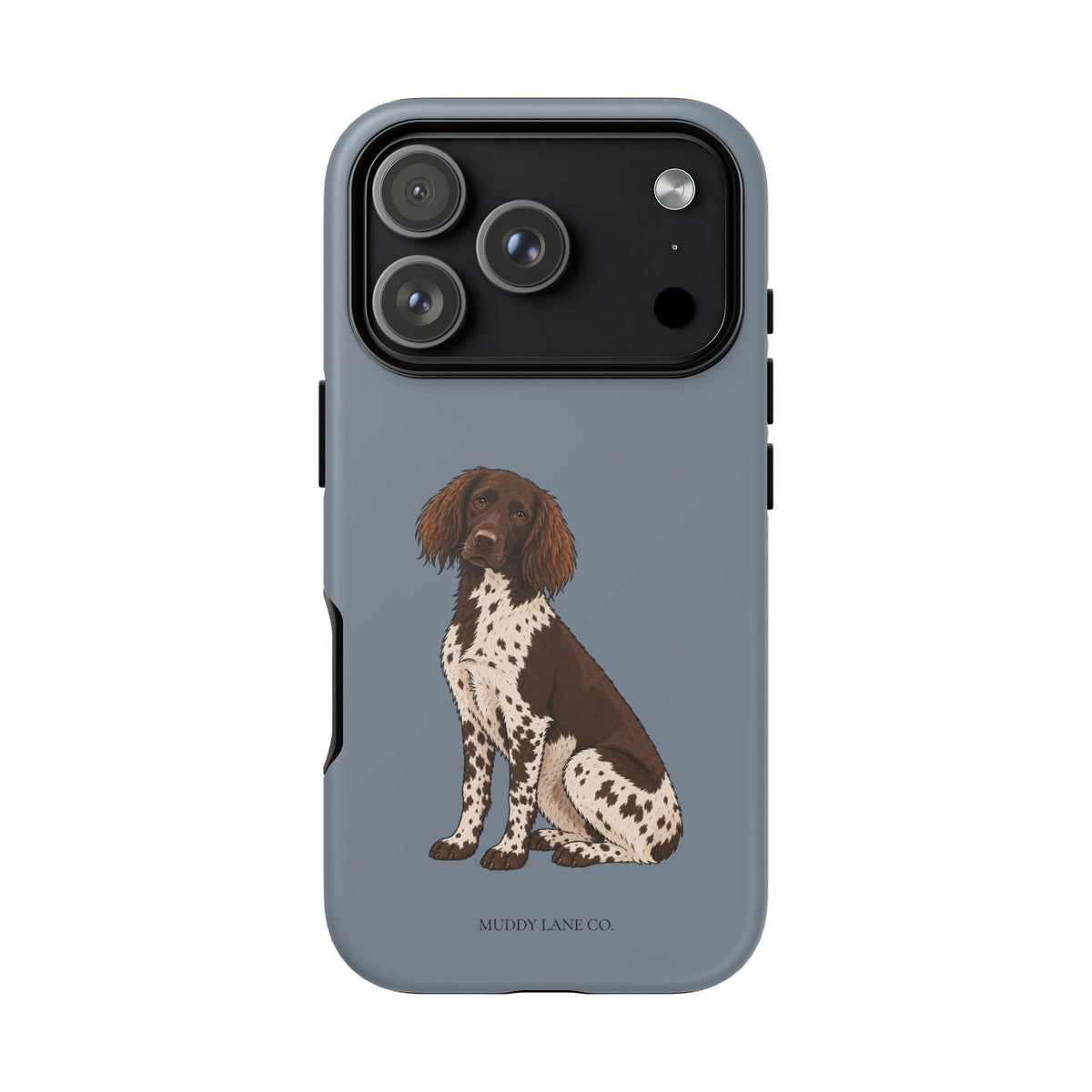 Spaniel Tough Phone Case in Smoke Blue Matte