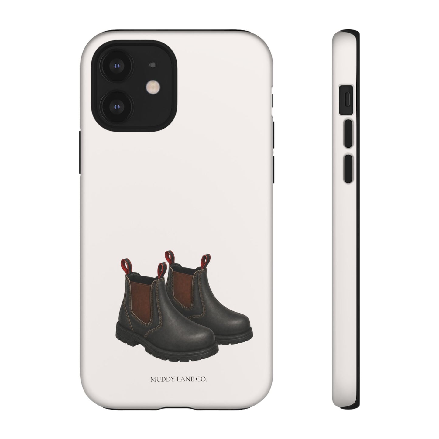 Yard Boots Tough Phone Case in Warm Cream Matte