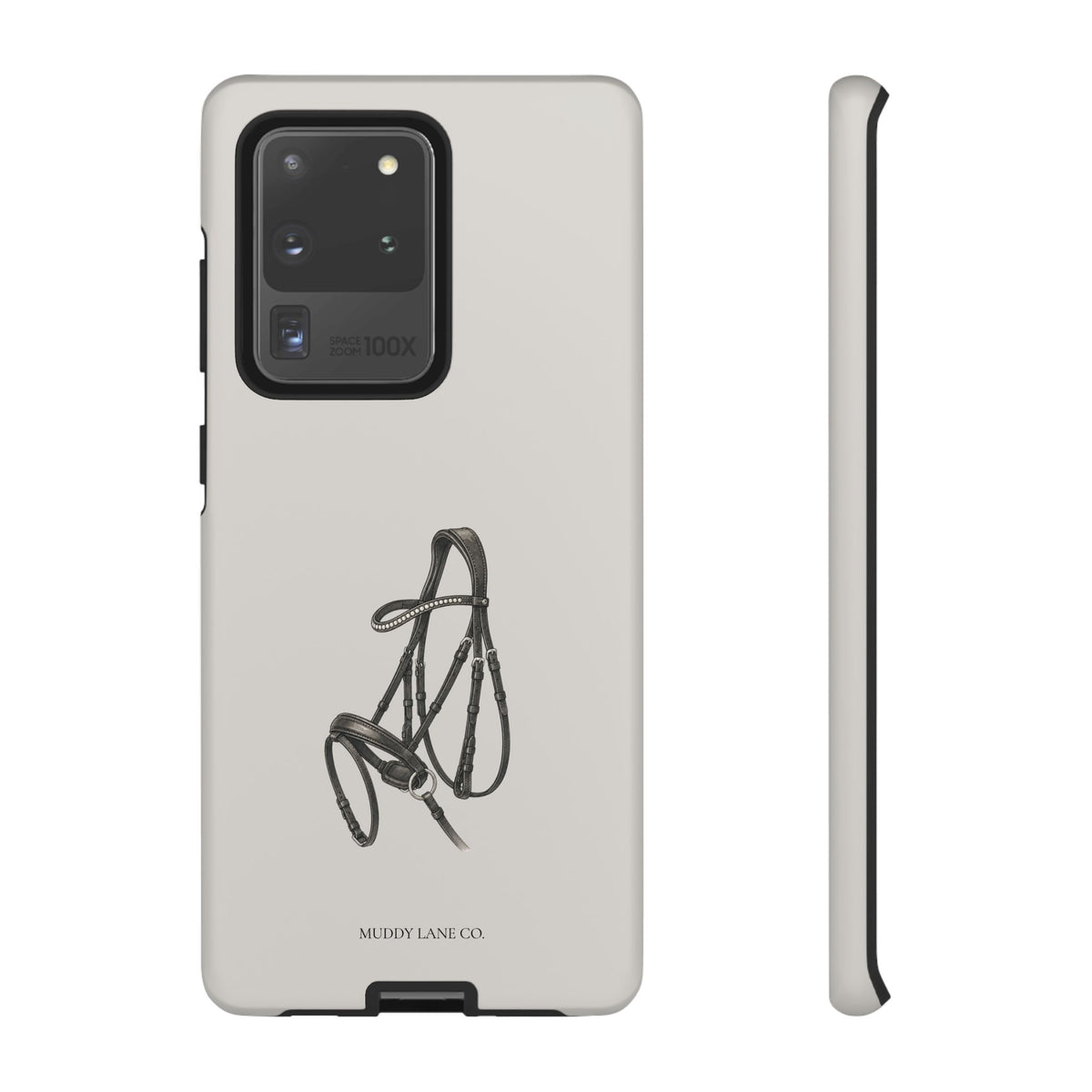 Bridle Tough Phone Case in Soft Grey Matte