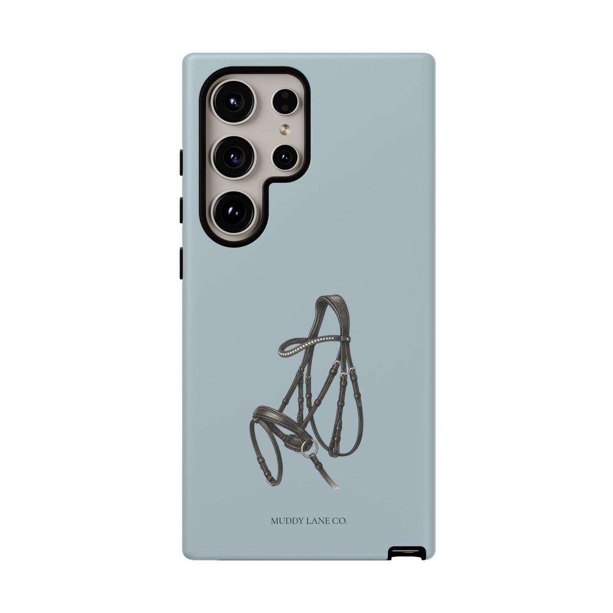 Bridle Tough Phone Case in Dusty Blue Matte