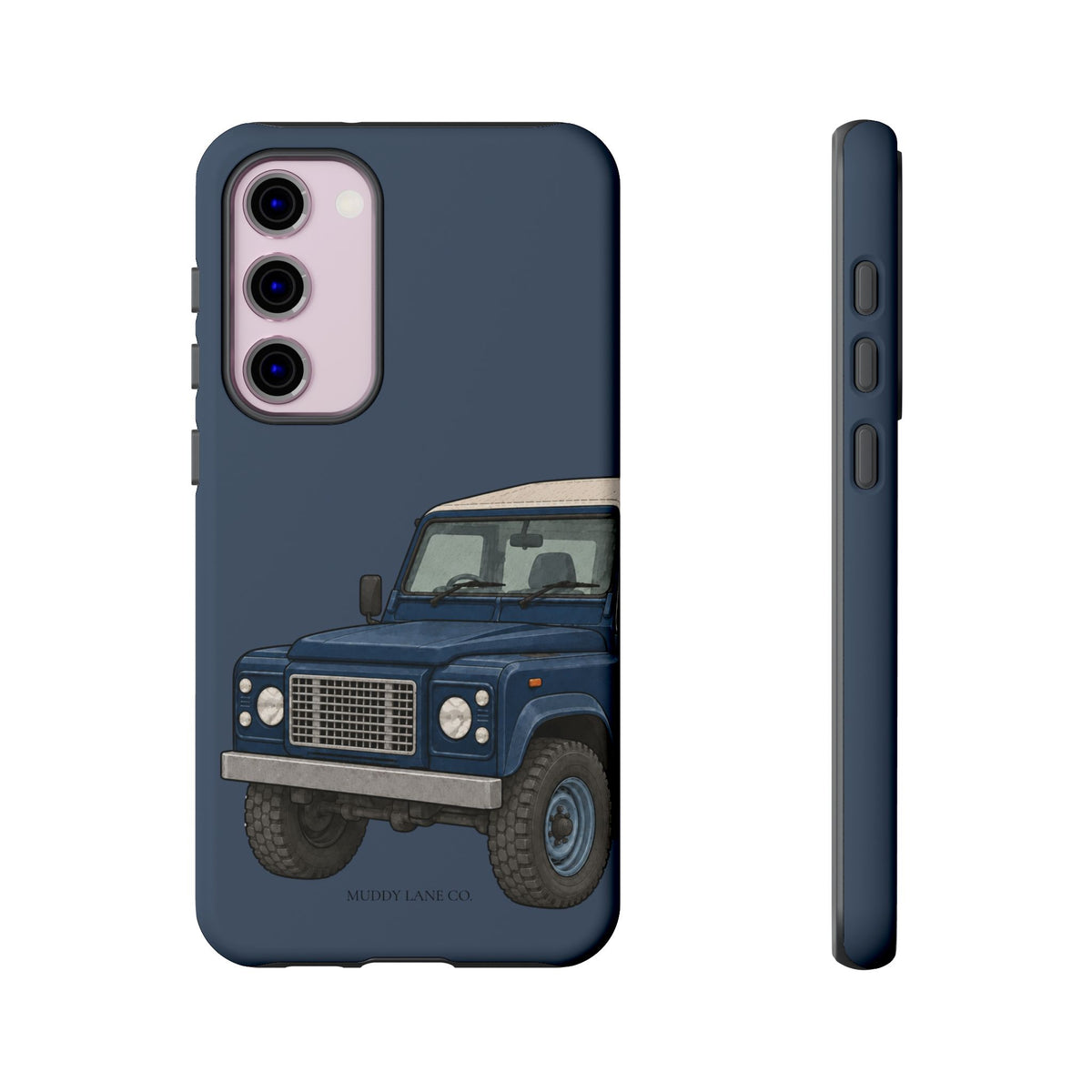 Blue Classic 4x4 Close-Up Tough Phone Case in Deep Navy Matte