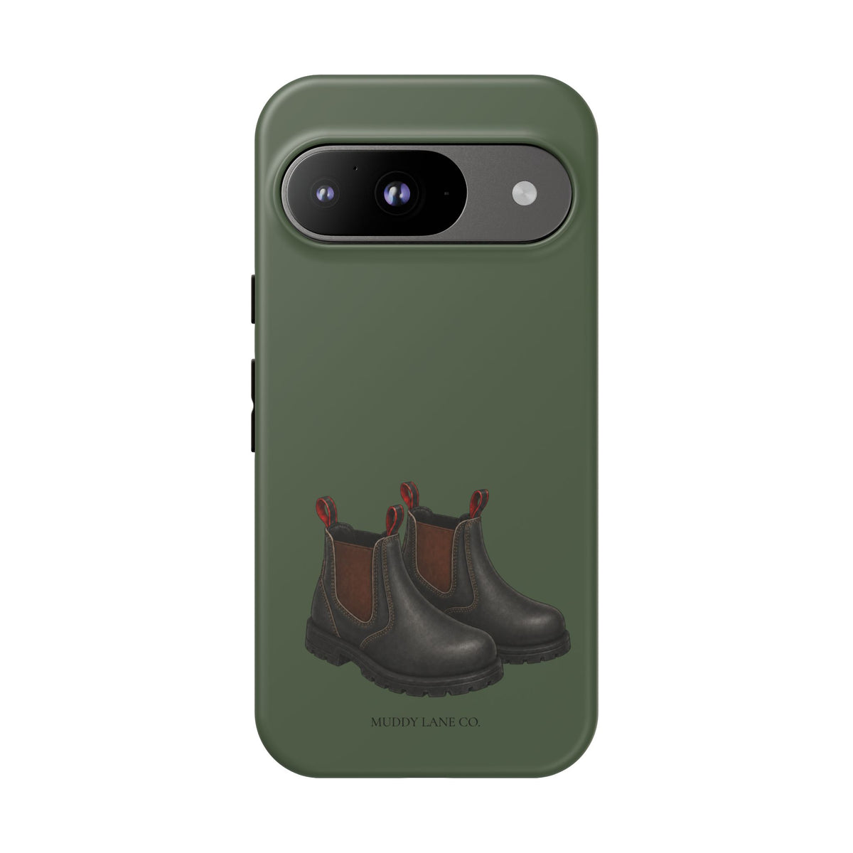 Yard Boots Tough Phone Case in Forest Green Matte