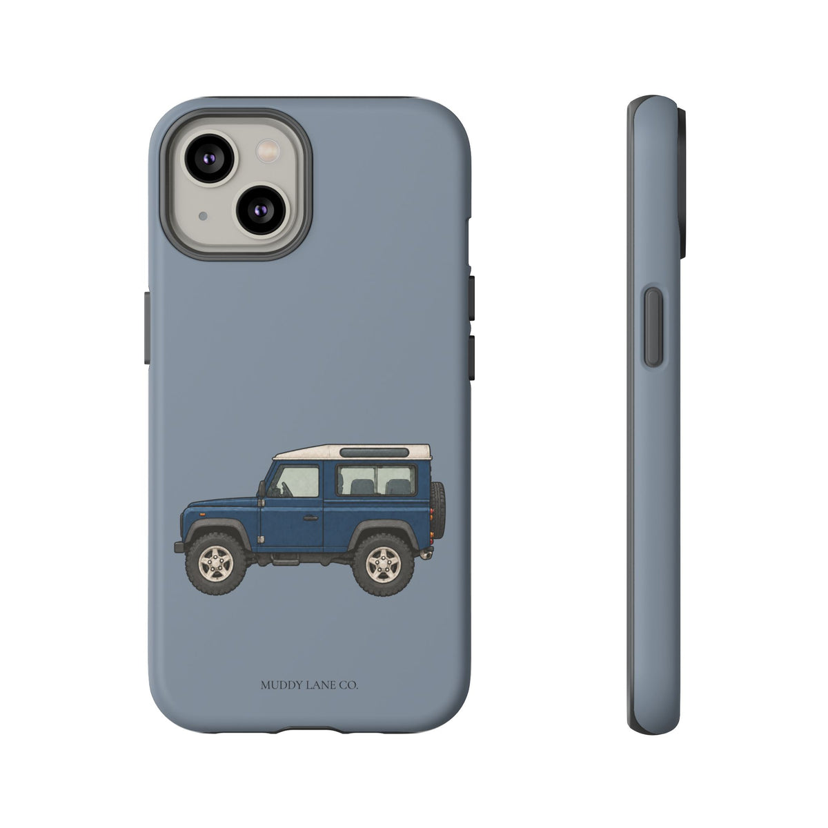 Blue Classic 4x4 Tough Phone Case in Smoke Blue Matte