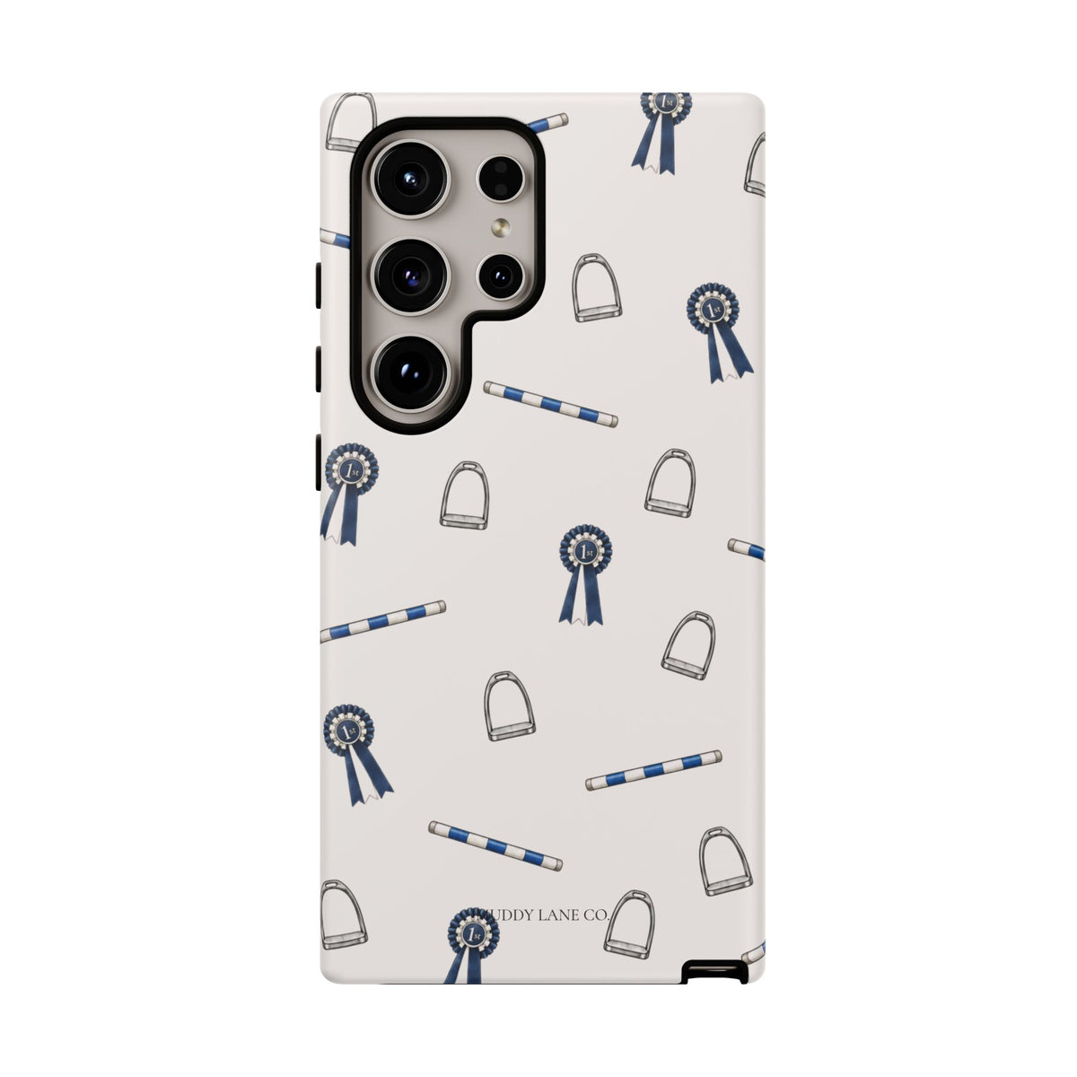 Show Day Pattern Tough Phone Case in Warm Cream Matte