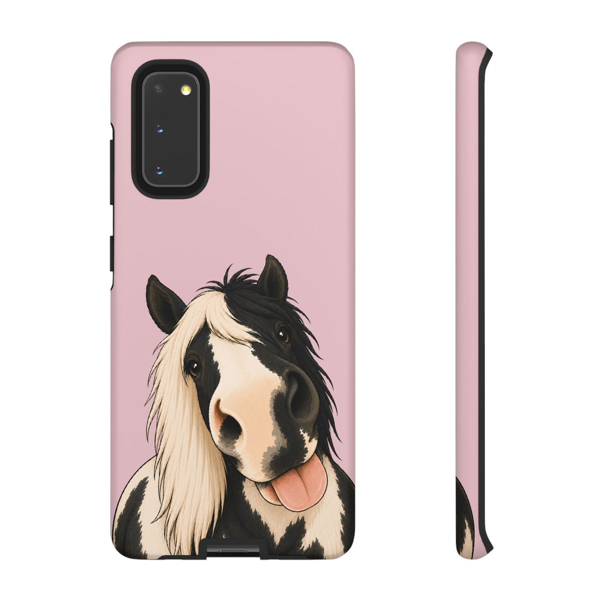 Cheeky Cob Tough Phone Case in Soft Rosette Pink Matte