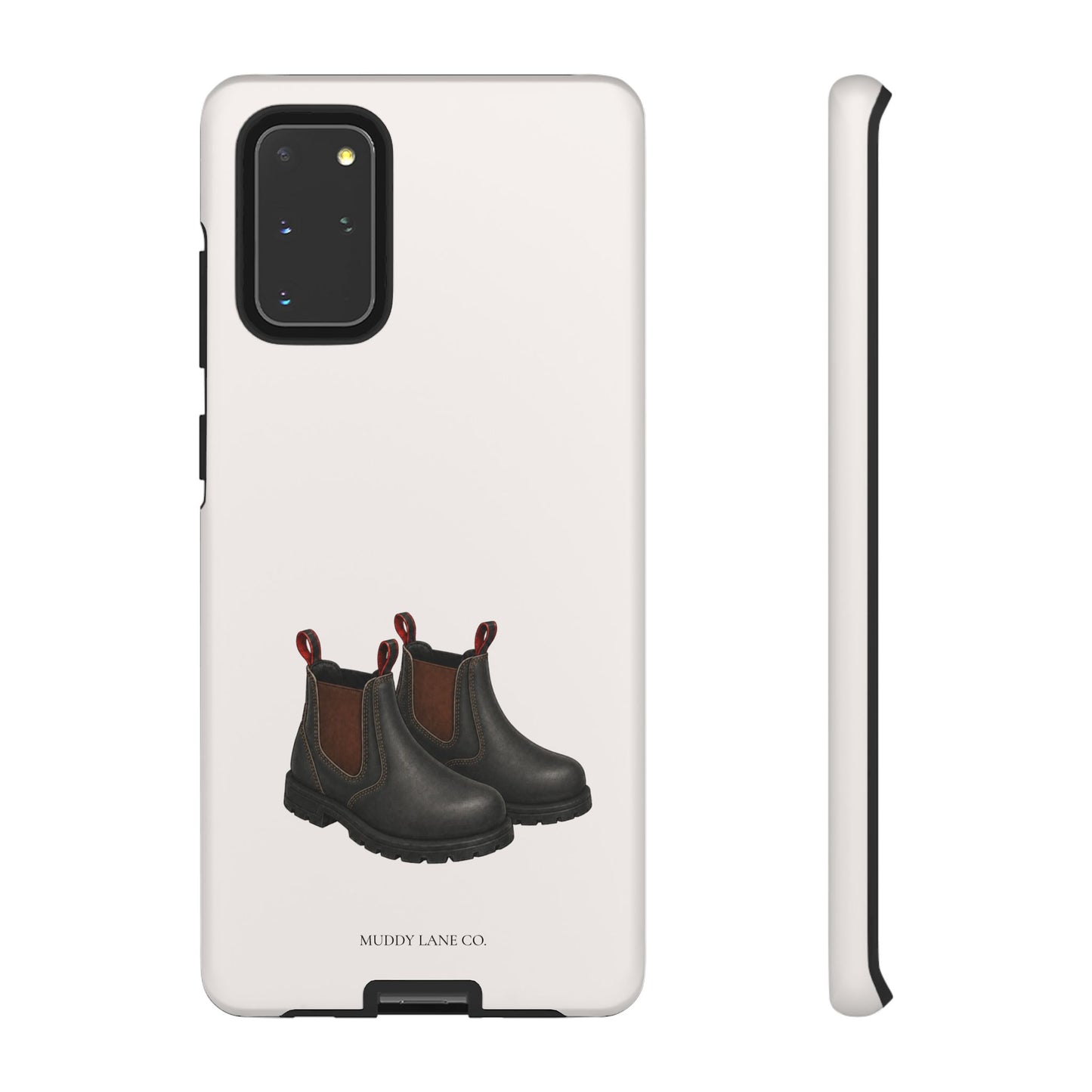 Yard Boots Tough Phone Case in Warm Cream Matte
