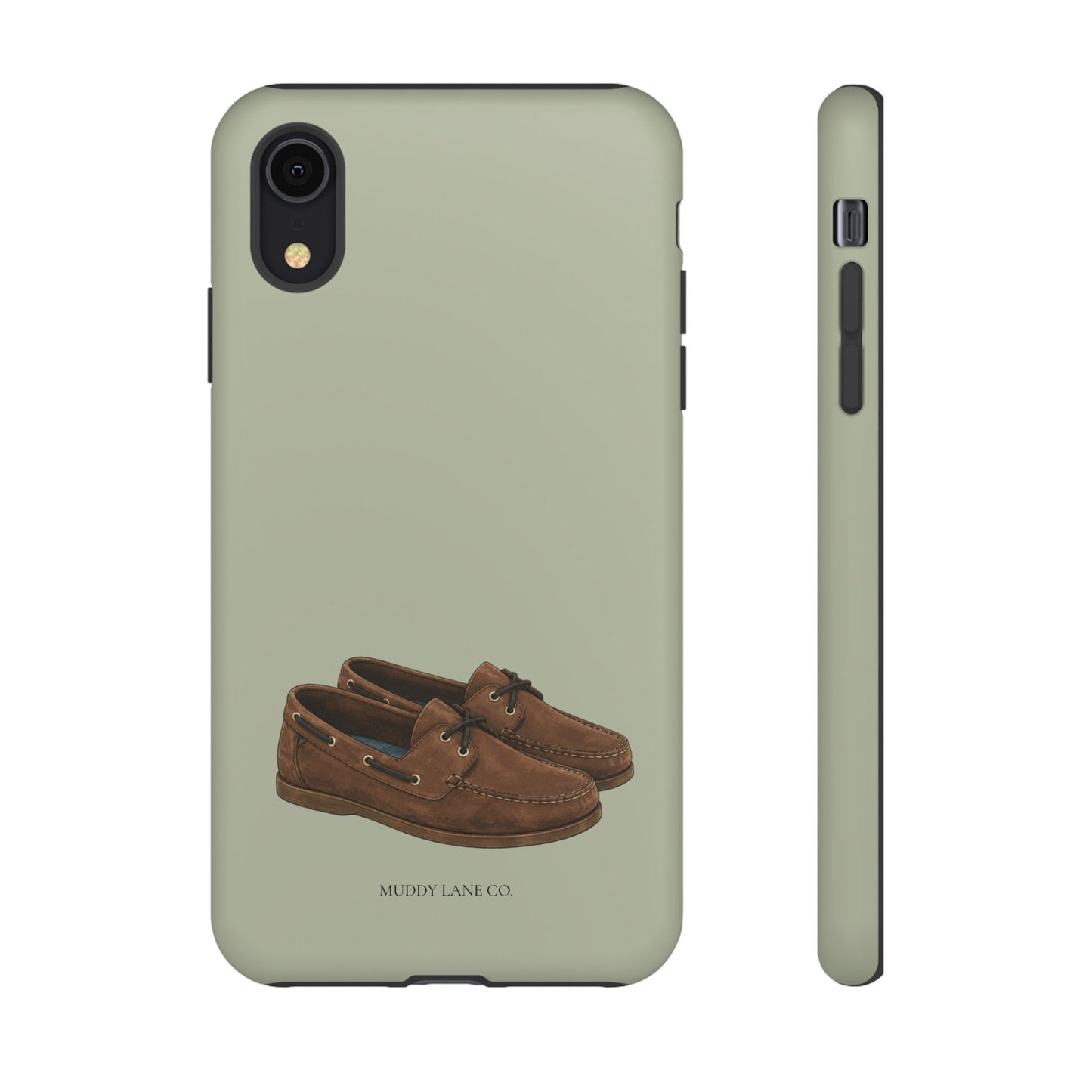 Deck Shoes Tough Phone Case in Light Sage Matte