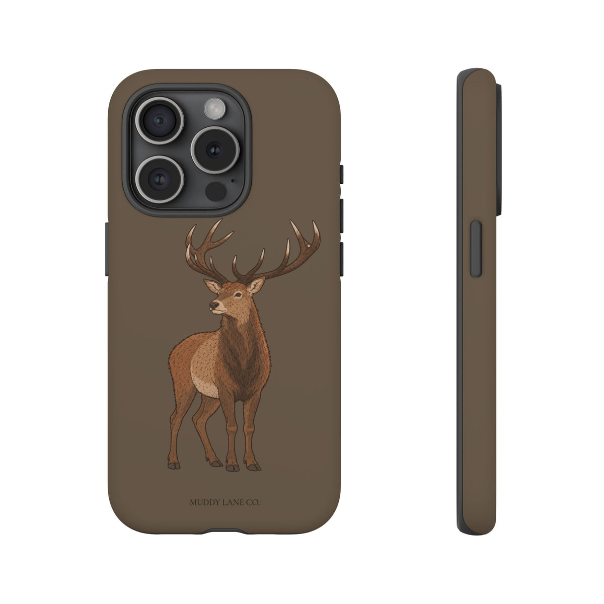 Stag Tough Phone Case in Taupe Brown Matte
