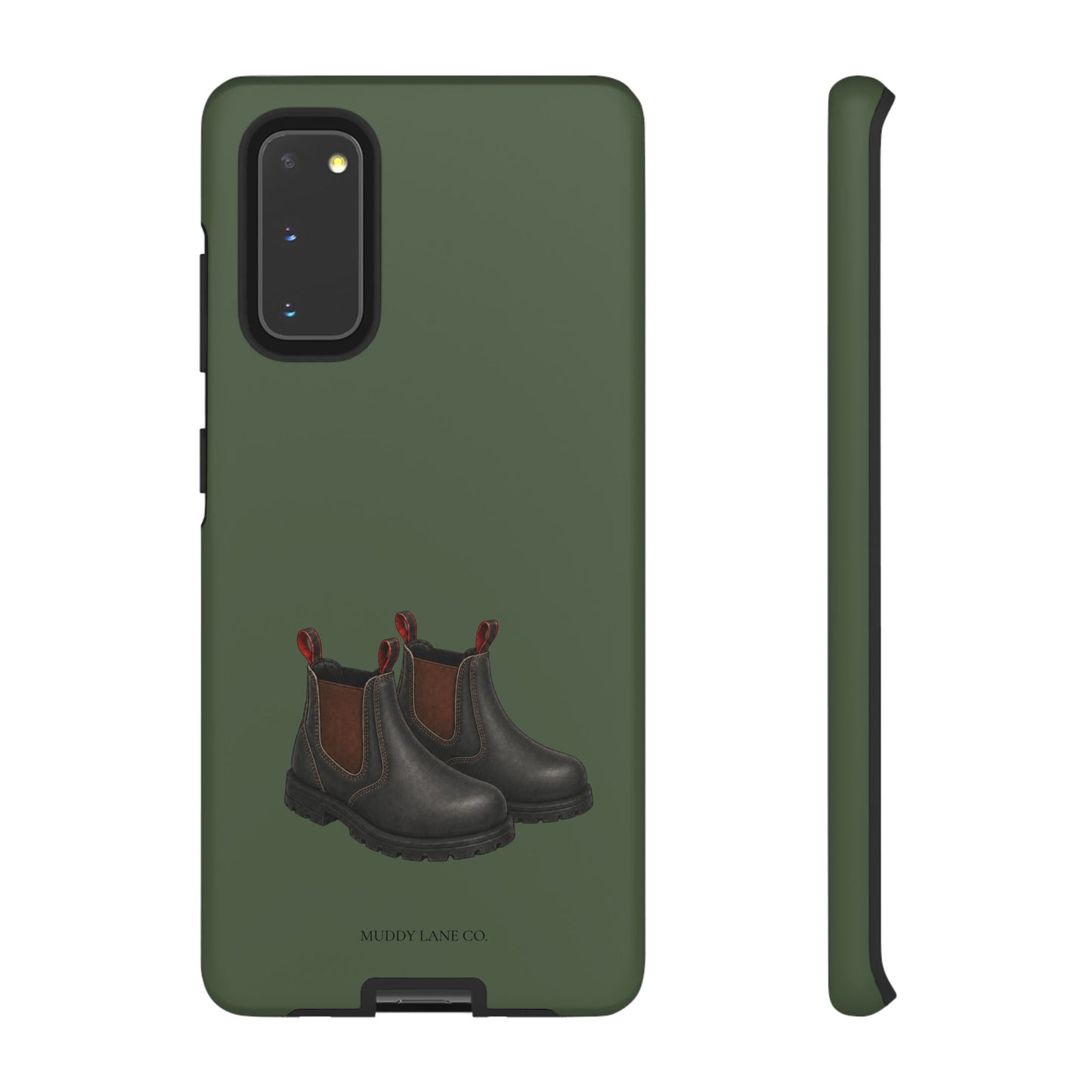 Yard Boots Tough Phone Case in Forest Green Matte