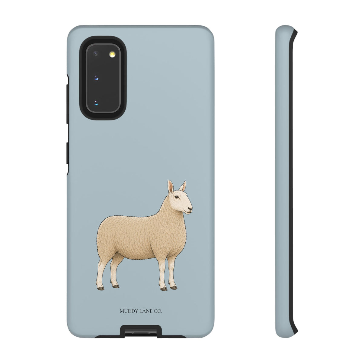 Border Leicester Tough Phone Case in Dusty Blue Matte