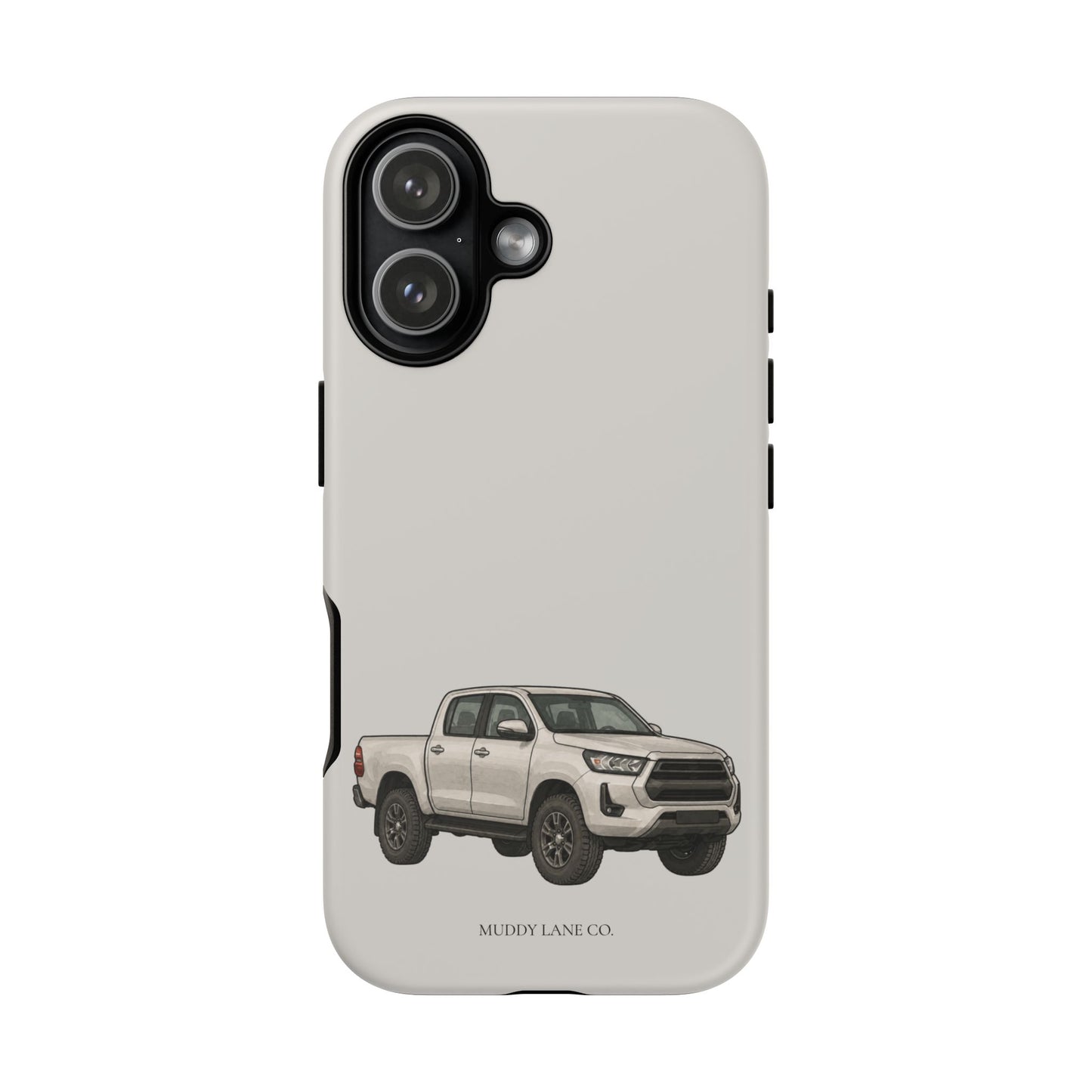 Farm Truck Tough Phone Case in Soft Grey Matte