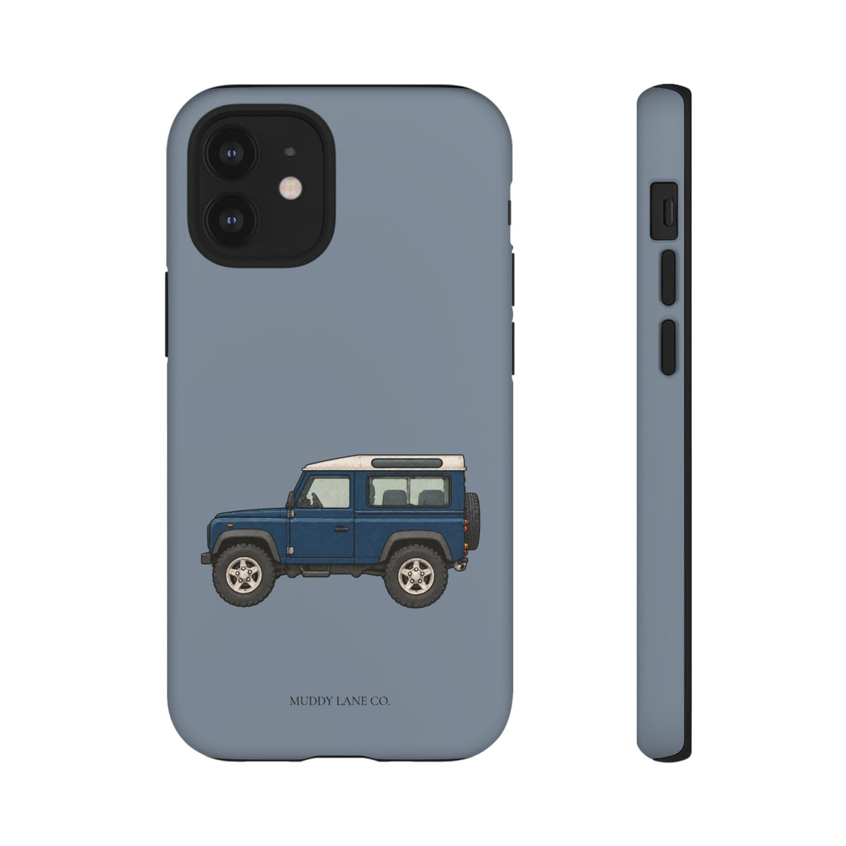 Blue Classic 4x4 Tough Phone Case in Smoke Blue Matte