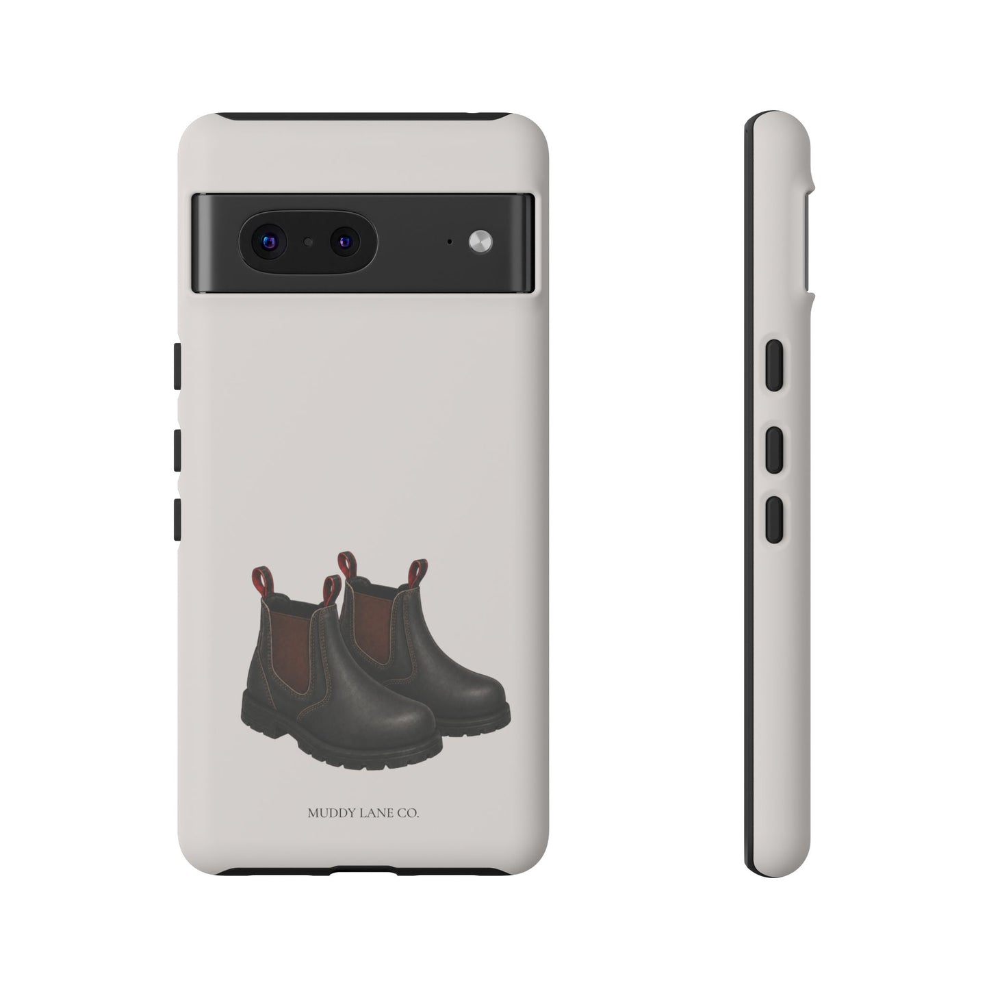 Yard Boots Tough Phone Case in Warm Cream Matte