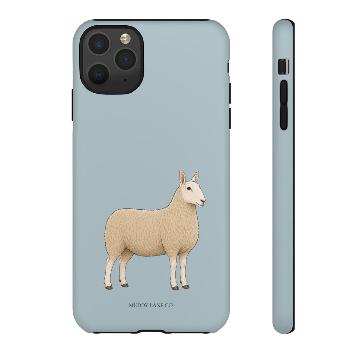 Border Leicester Tough Phone Case in Dusty Blue Matte
