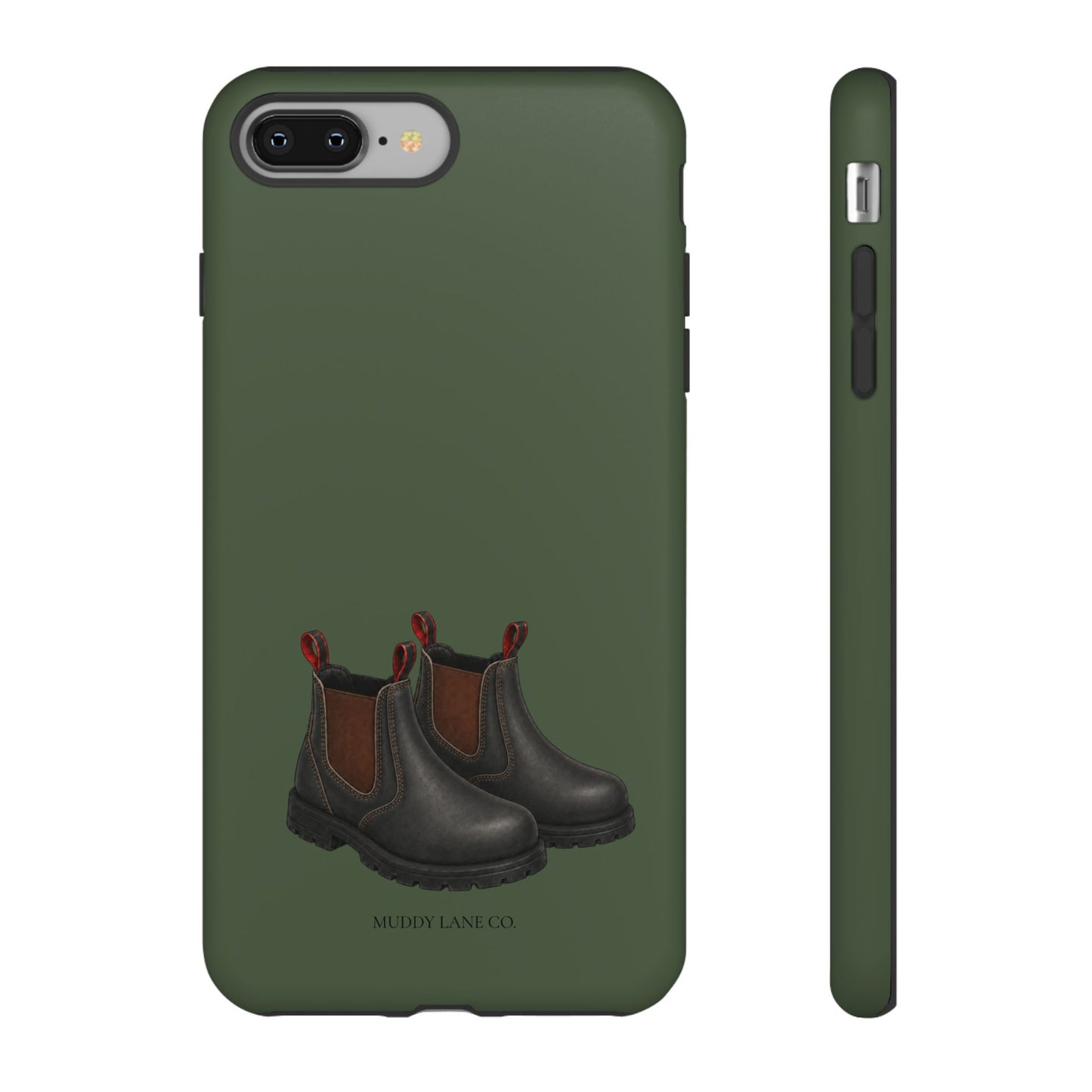 Yard Boots Tough Phone Case in Forest Green Matte