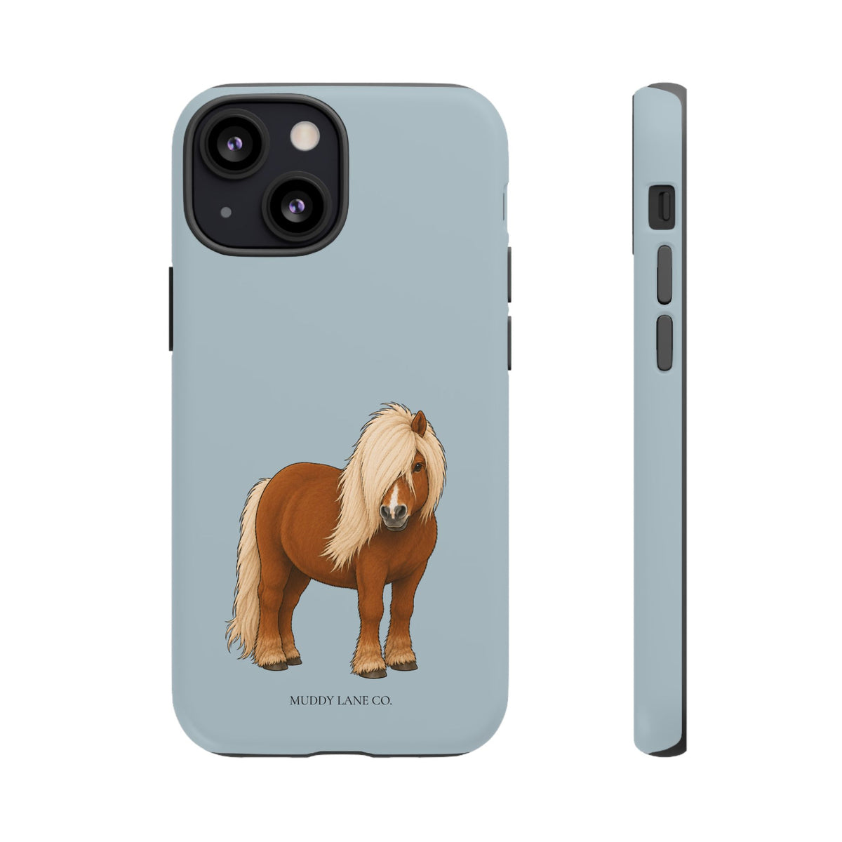 Shetty Tough Phone Case in Dusty Blue Matte