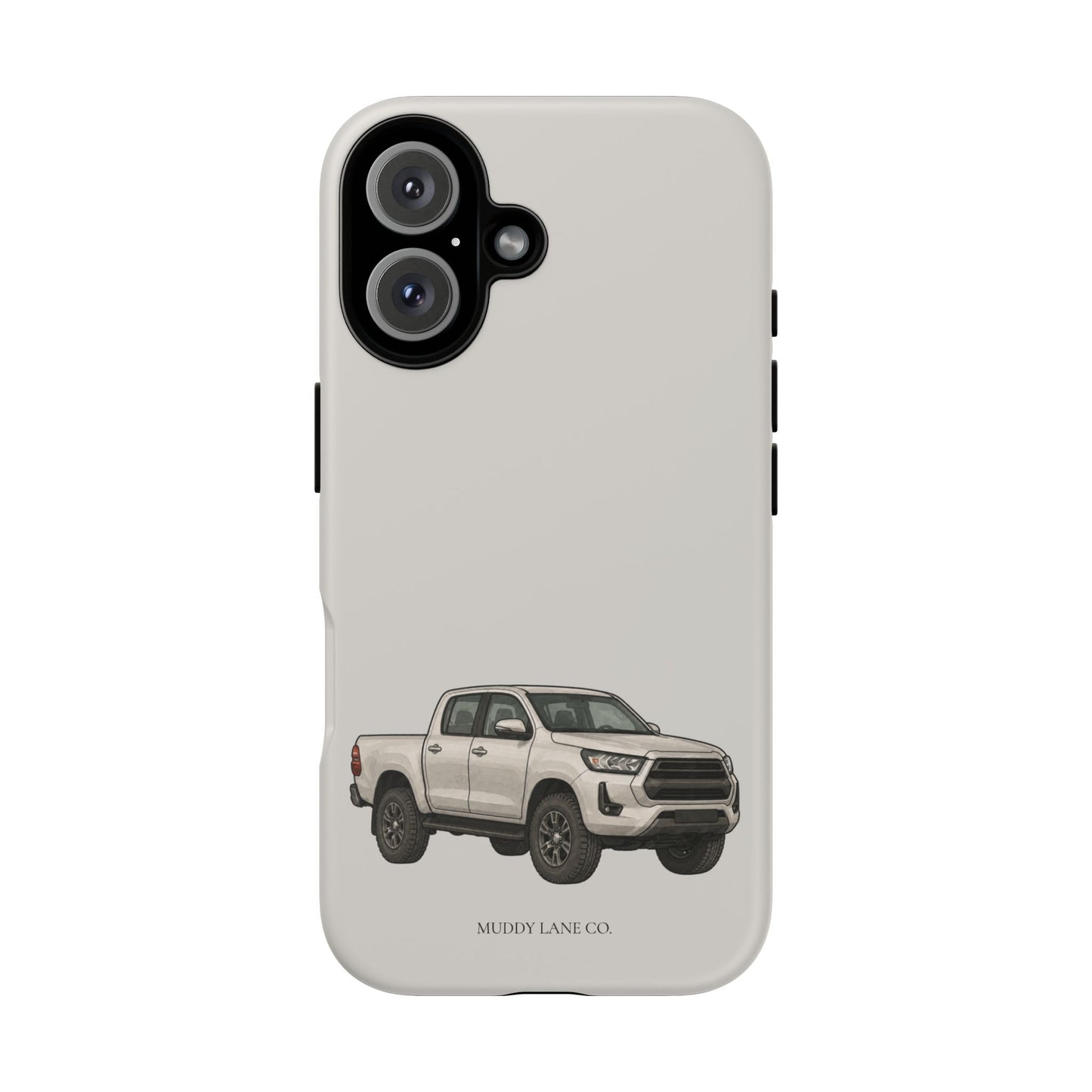 Farm Truck Tough Phone Case in Soft Grey Matte
