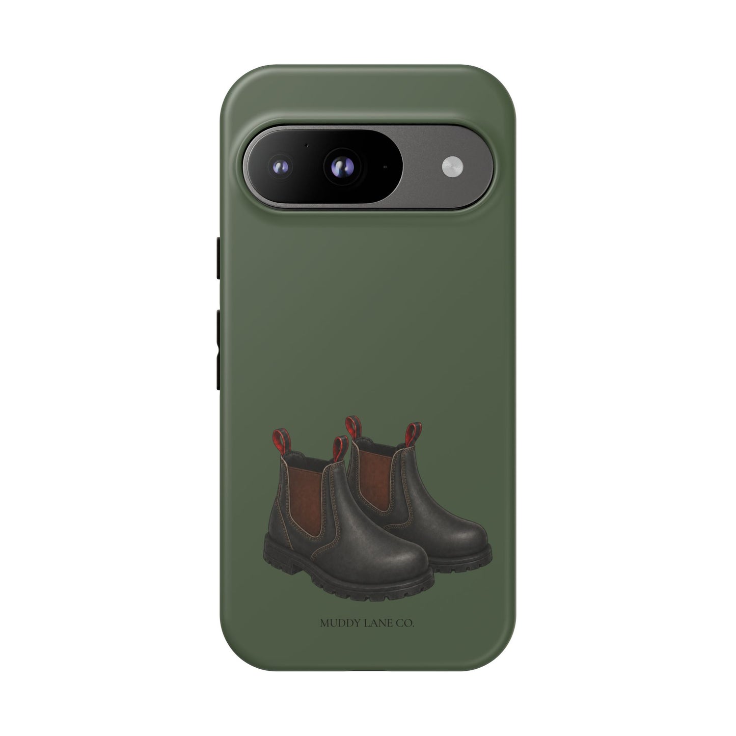 Yard Boots Tough Phone Case in Forest Green Matte