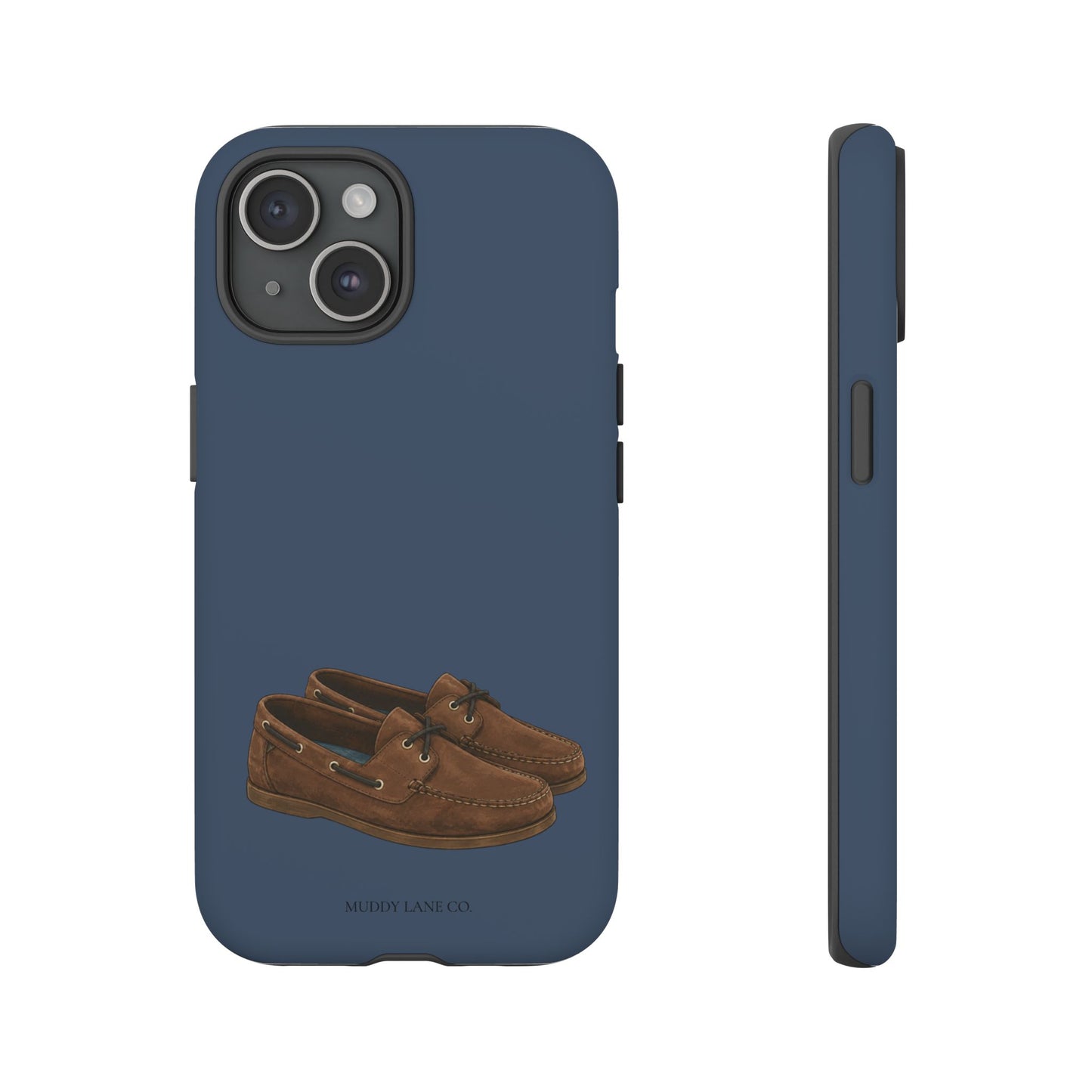 Deck Shoes Tough Phone Case in Deep Navy Matte