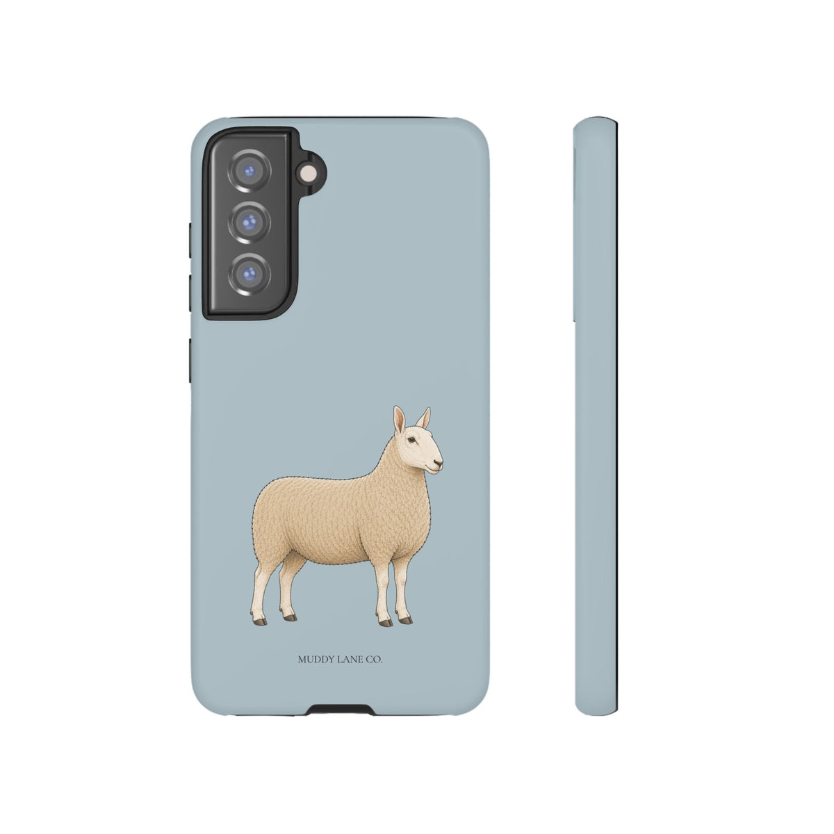 Border Leicester Tough Phone Case in Dusty Blue Matte