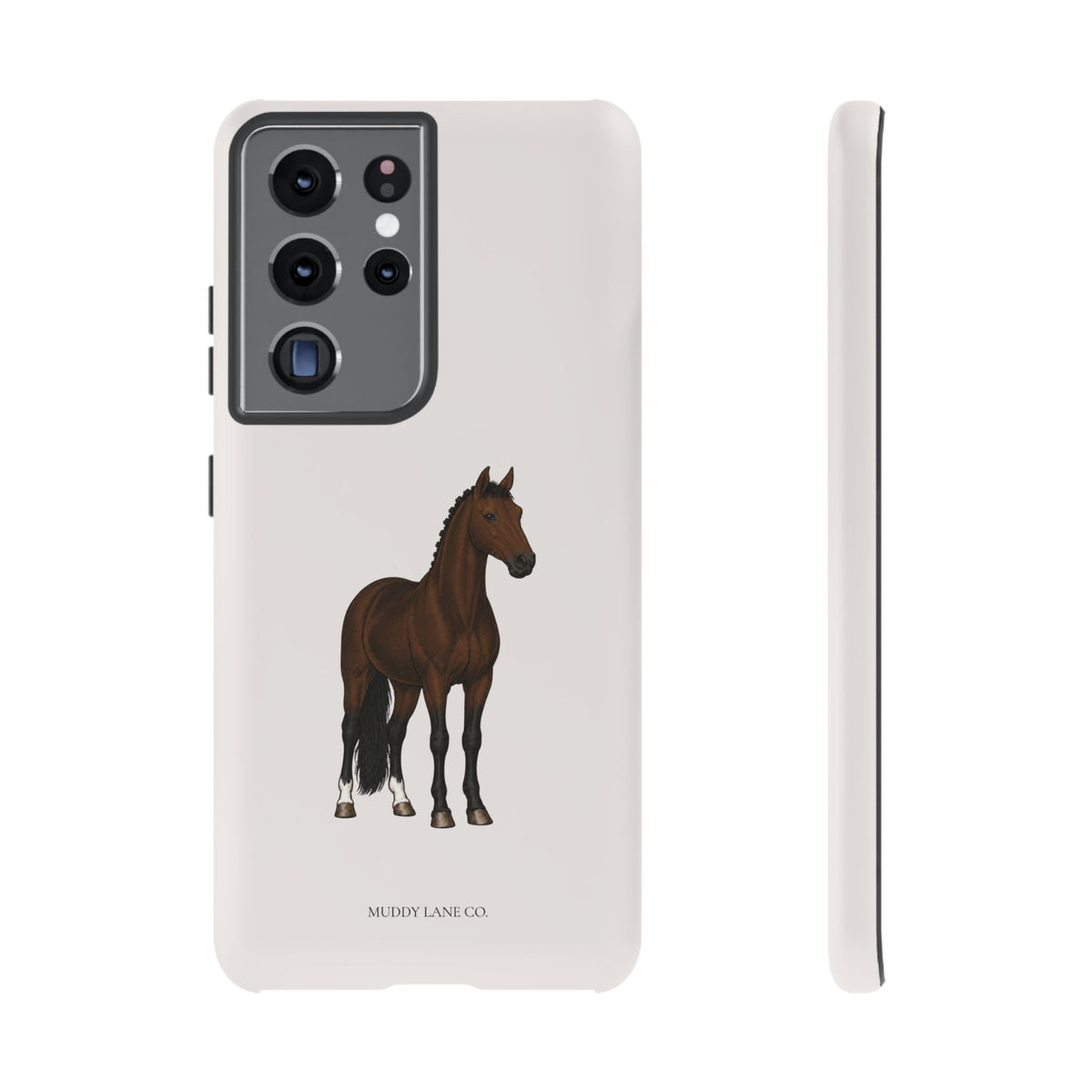 Bay Horse Tough Phone Case in Warm Cream Matte