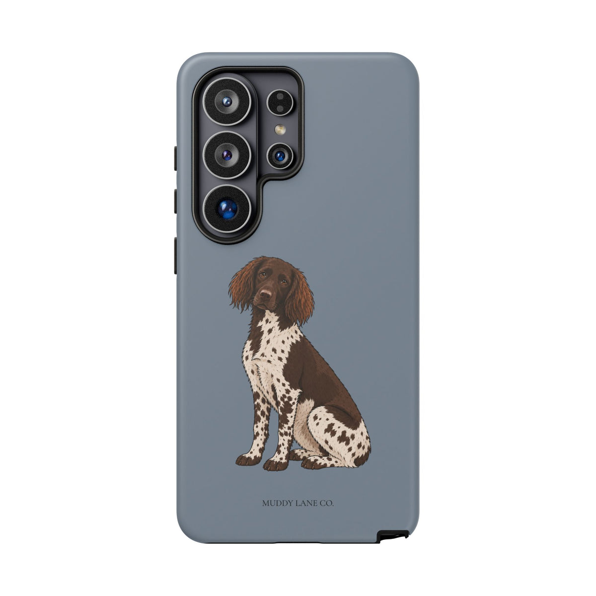Spaniel Tough Phone Case in Smoke Blue Matte