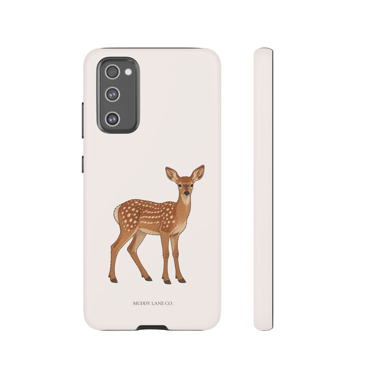 Fawn Tough Phone Case in Warm Cream Matte