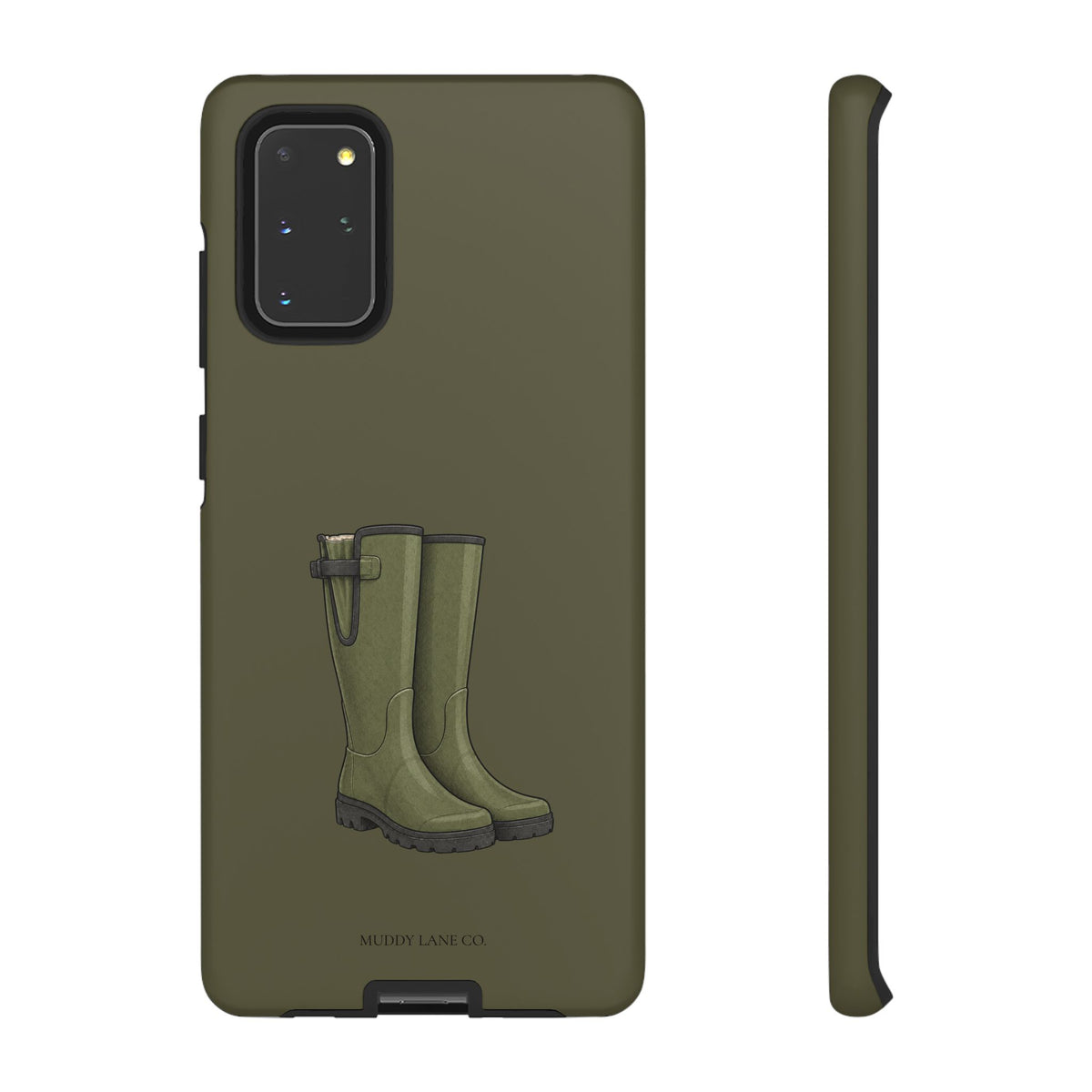 Wellies Tough Phone Case in Muddy Green Matte