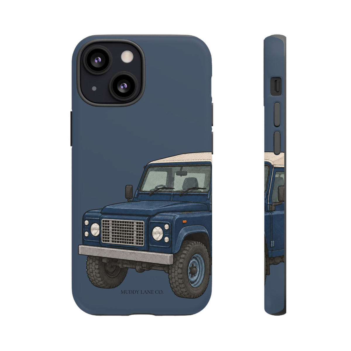 Blue Classic 4x4 Close-Up Tough Phone Case in Deep Navy Matte