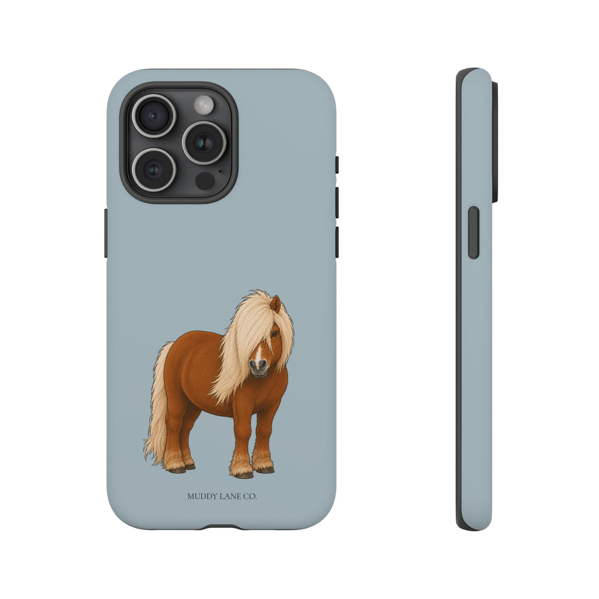 Shetty Tough Phone Case in Dusty Blue Matte