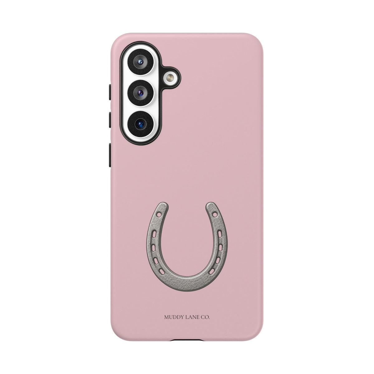 Horseshoe Tough Phone Case in Soft Rosette Pink Matte