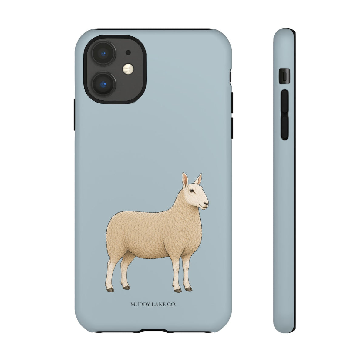 Border Leicester Tough Phone Case in Dusty Blue Matte