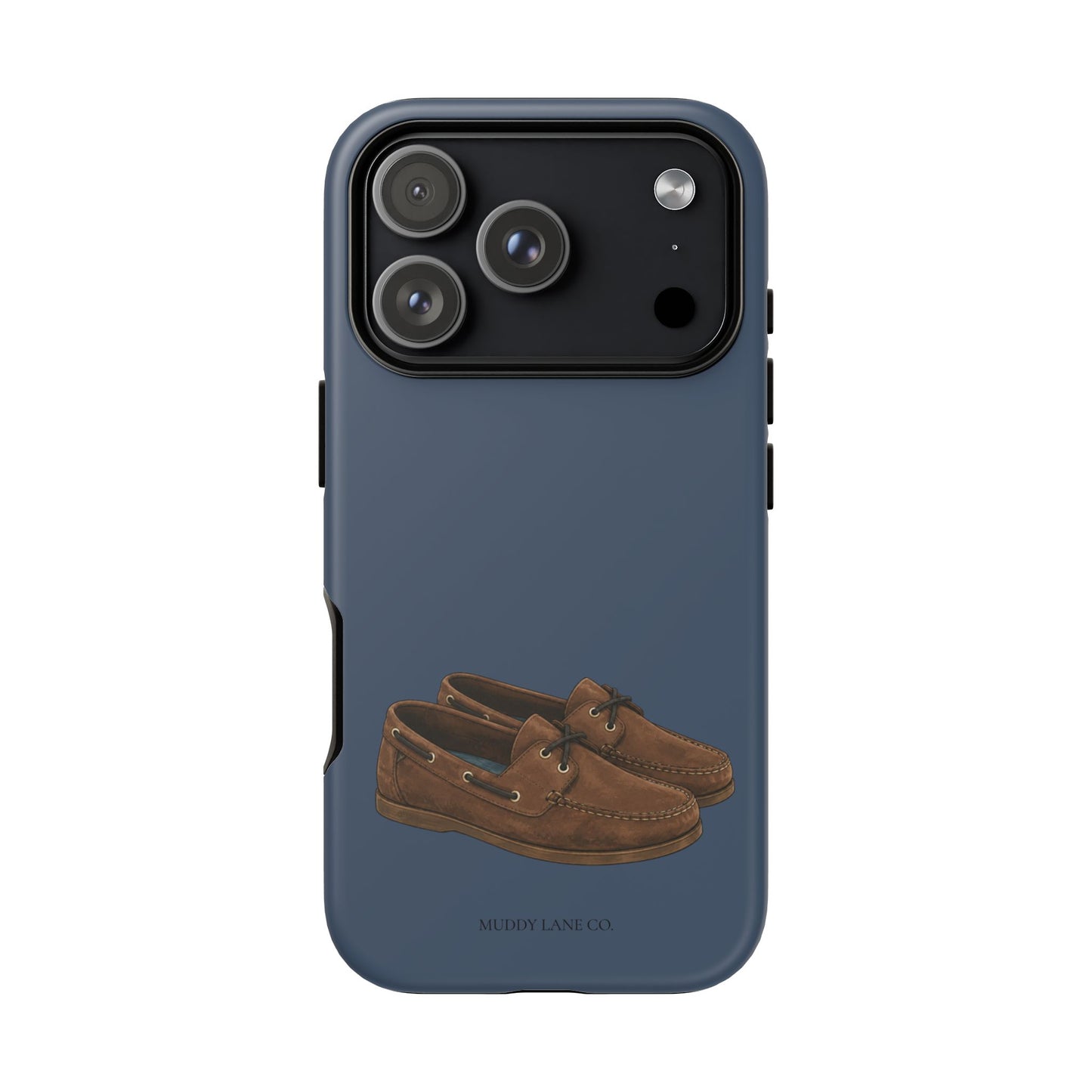 Deck Shoes Tough Phone Case in Deep Navy Matte