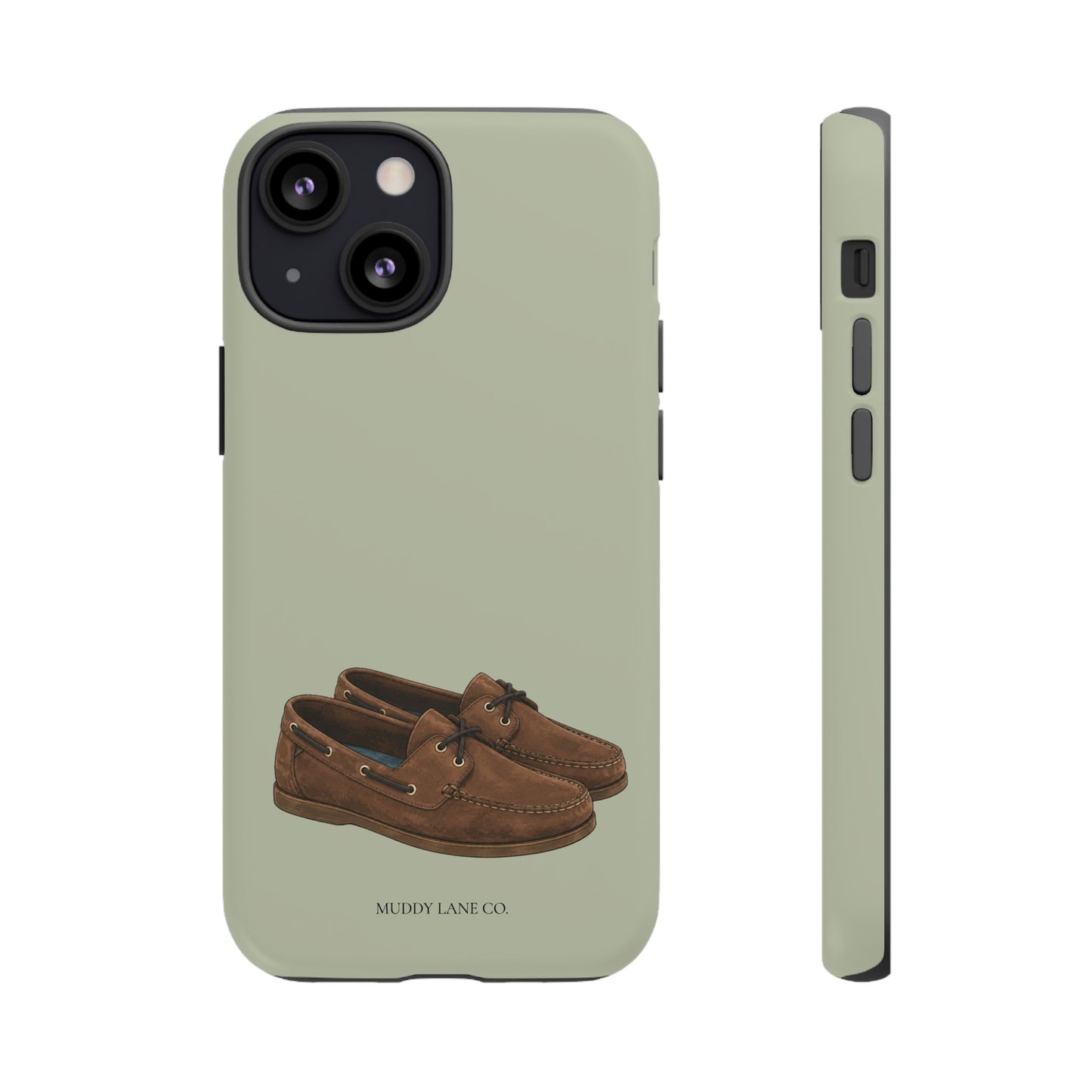 Deck Shoes Tough Phone Case in Light Sage Matte