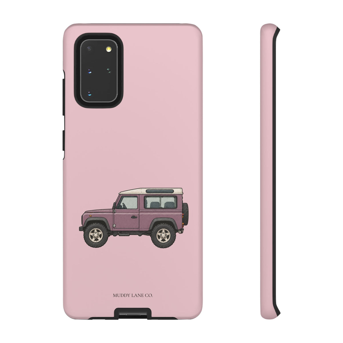 Pink Classic 4x4 Tough Phone Case in Soft Rosette Pink Matte