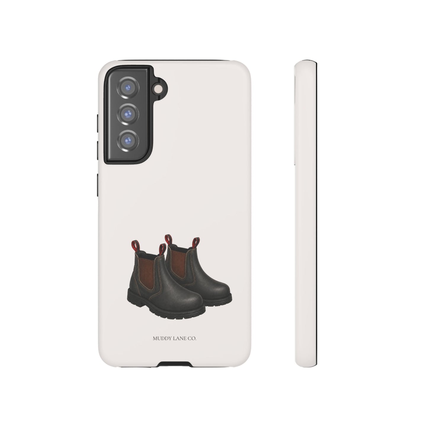 Yard Boots Tough Phone Case in Warm Cream Matte