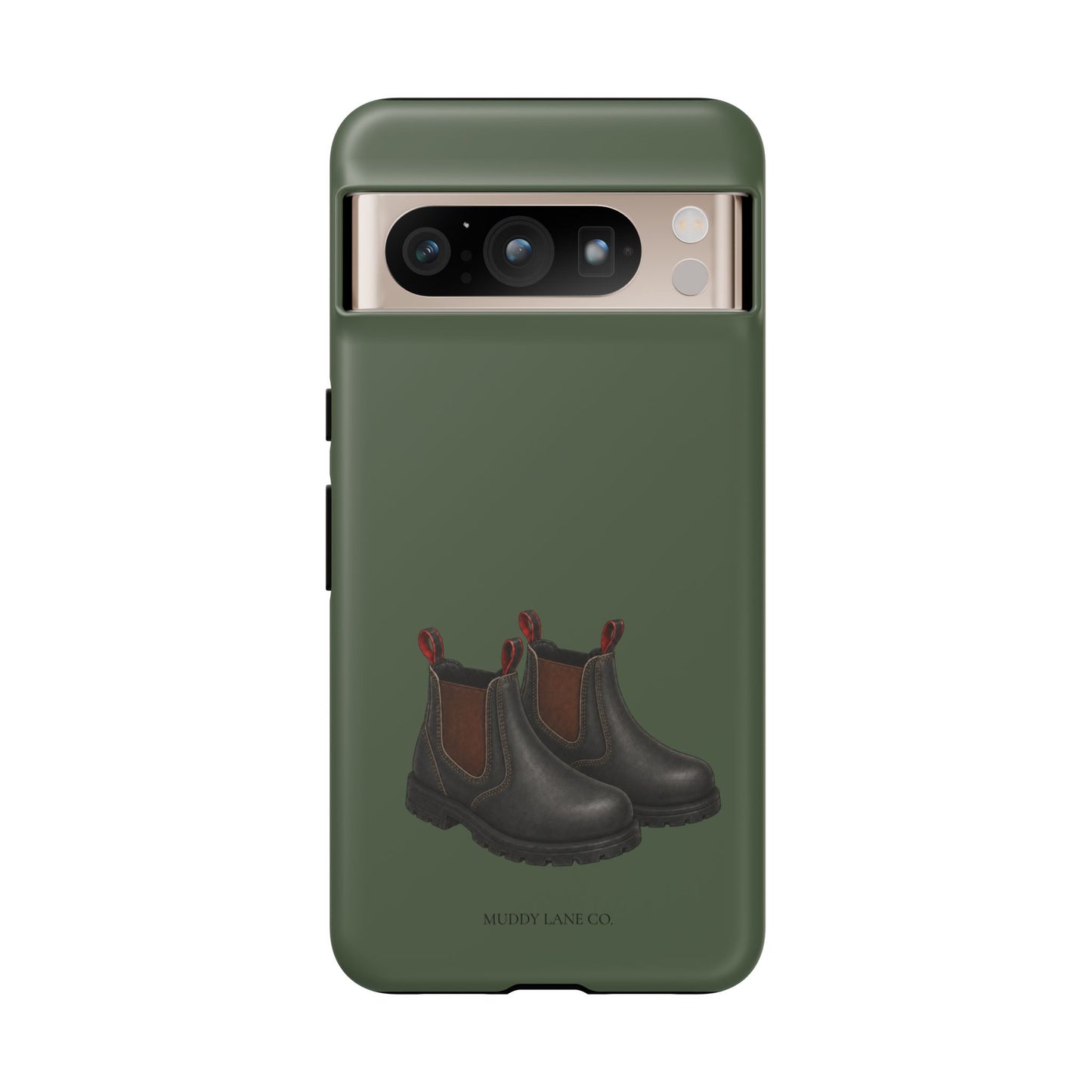 Yard Boots Tough Phone Case in Forest Green Matte