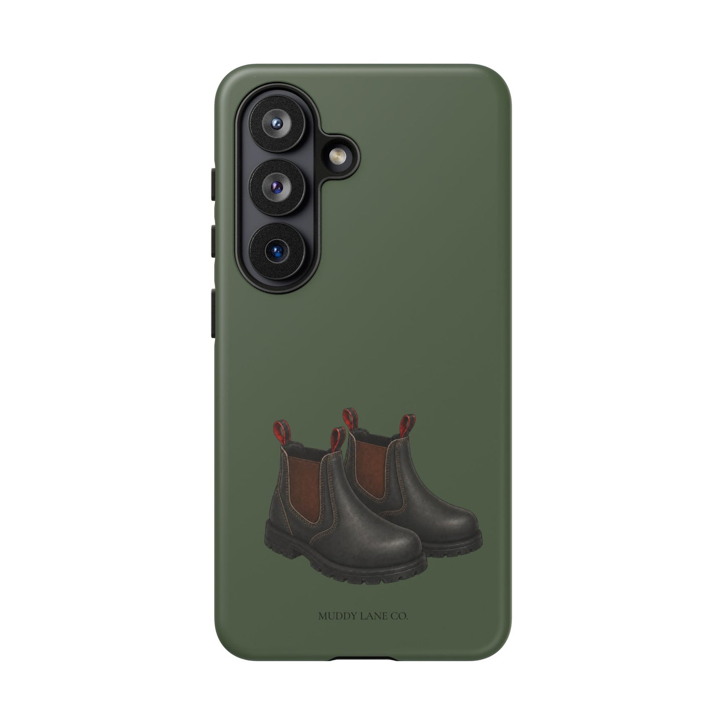 Yard Boots Tough Phone Case in Forest Green Matte