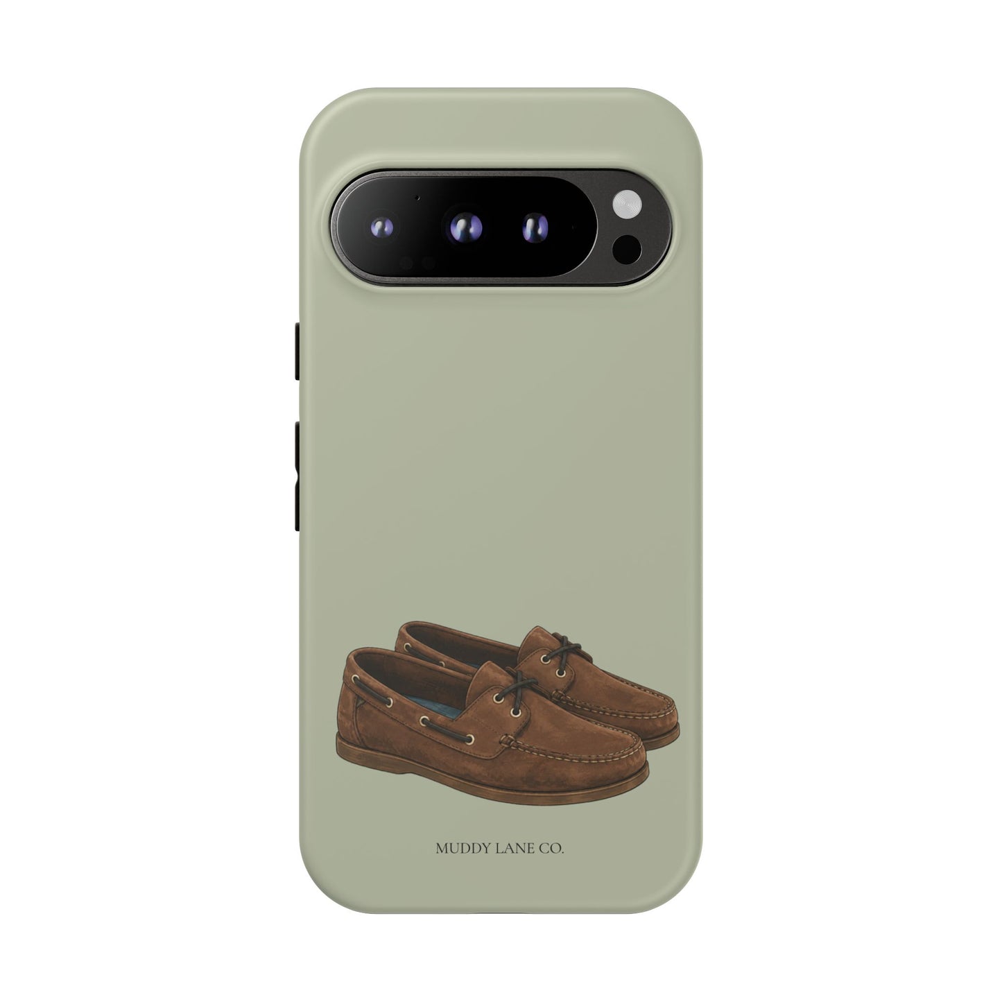 Deck Shoes Tough Phone Case in Light Sage Matte