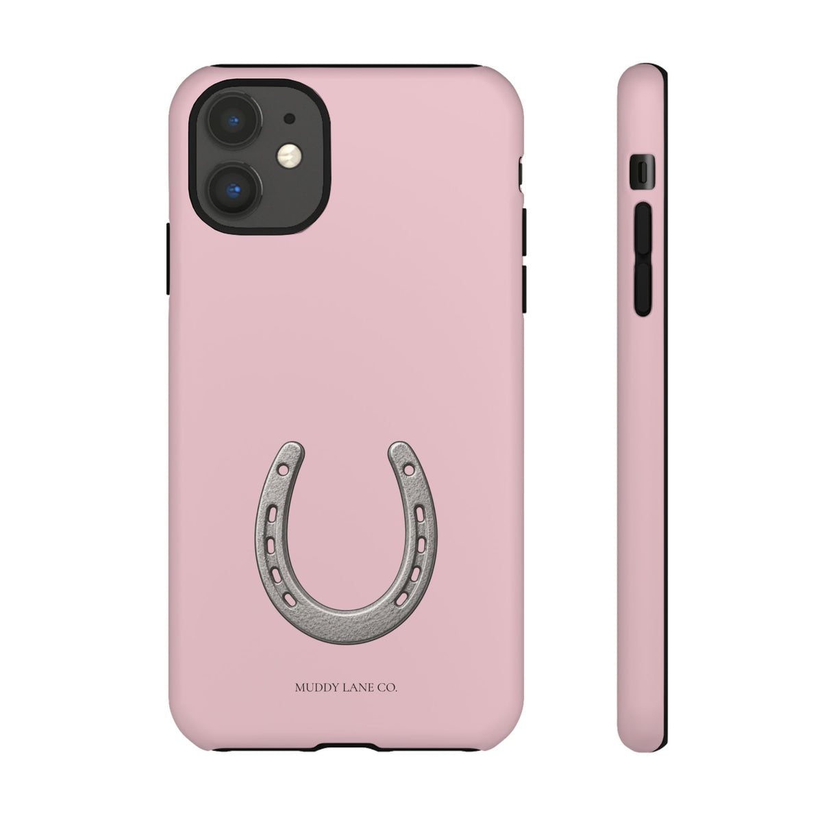 Horseshoe Tough Phone Case in Soft Rosette Pink Matte