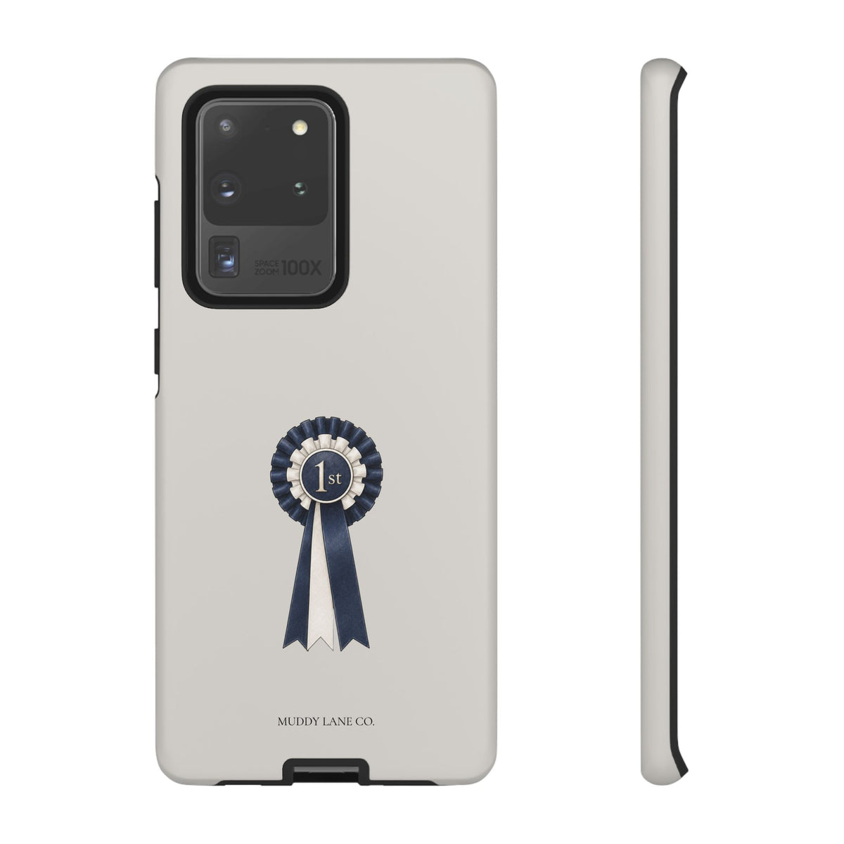 Rosette Tough Phone Case in Soft Grey Matte