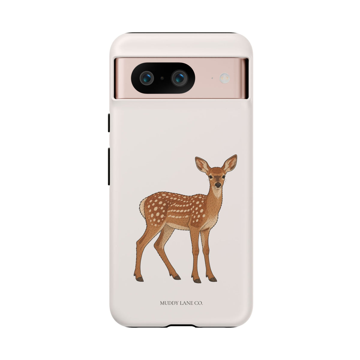 Fawn Tough Phone Case in Warm Cream Matte