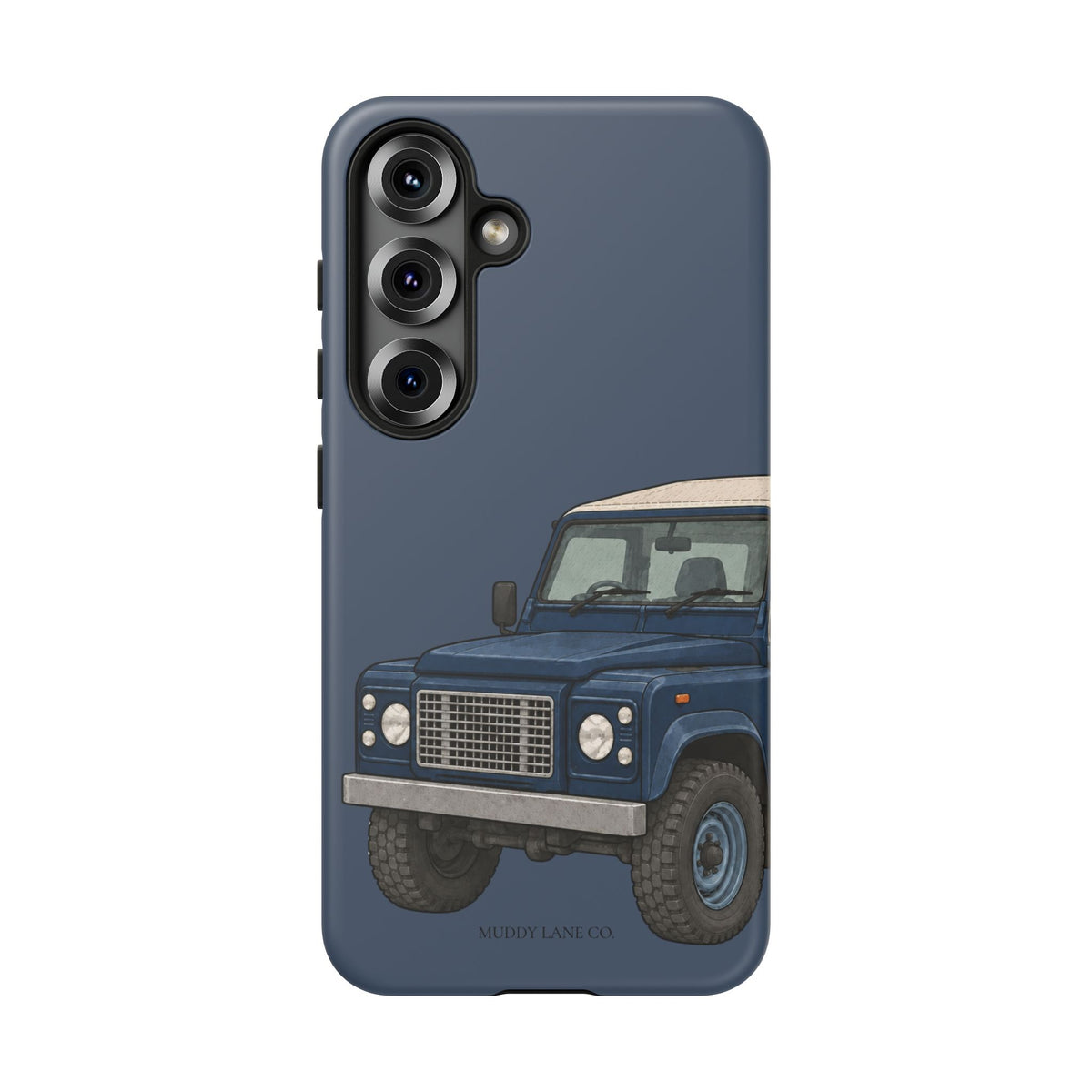 Blue Classic 4x4 Close-Up Tough Phone Case in Deep Navy Matte