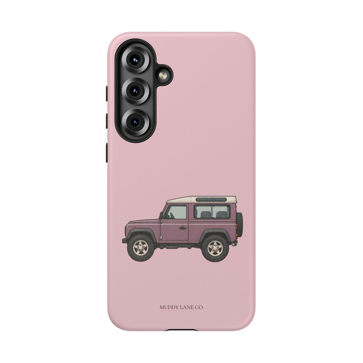 Pink Classic 4x4 Tough Phone Case in Soft Rosette Pink Matte