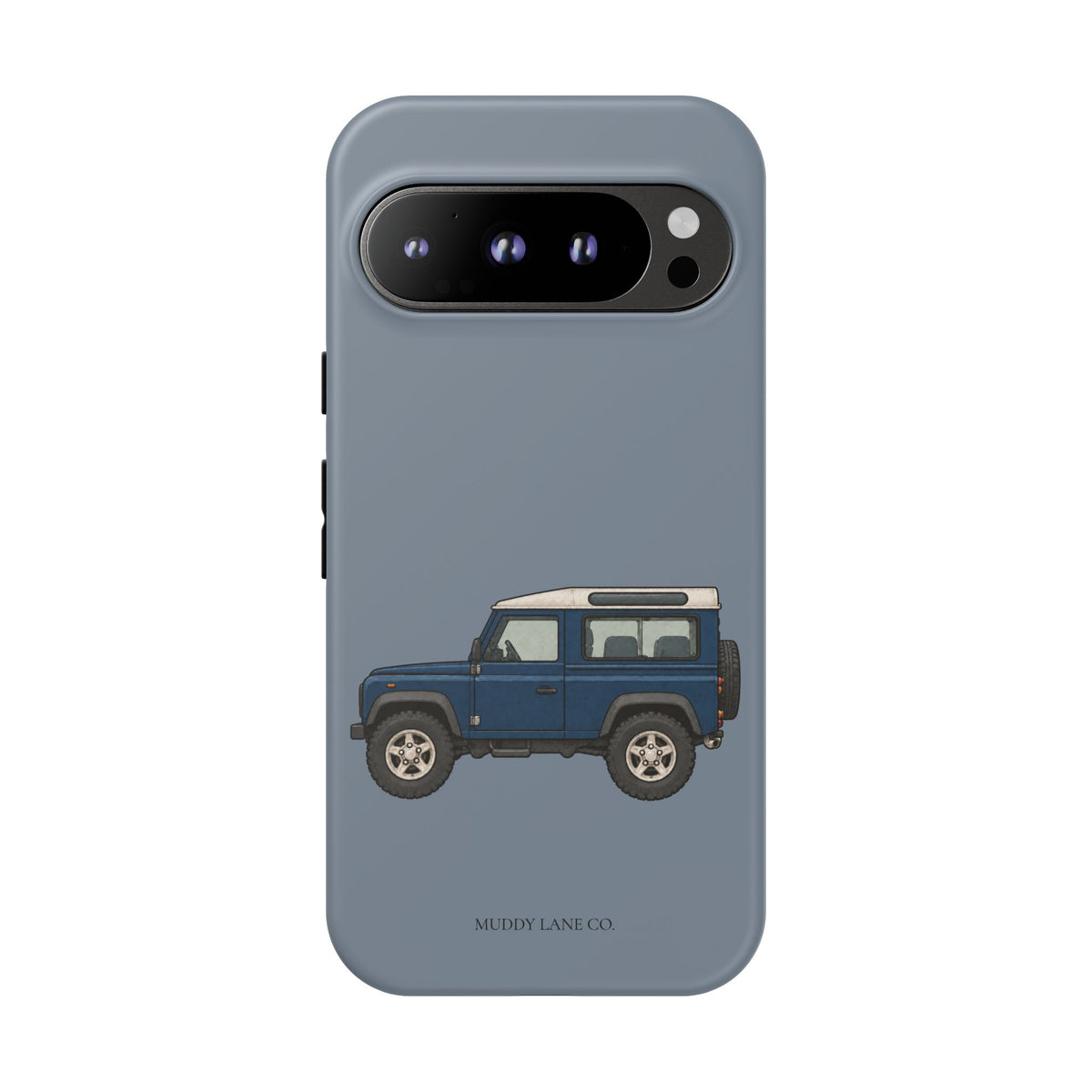 Blue Classic 4x4 Tough Phone Case in Smoke Blue Matte