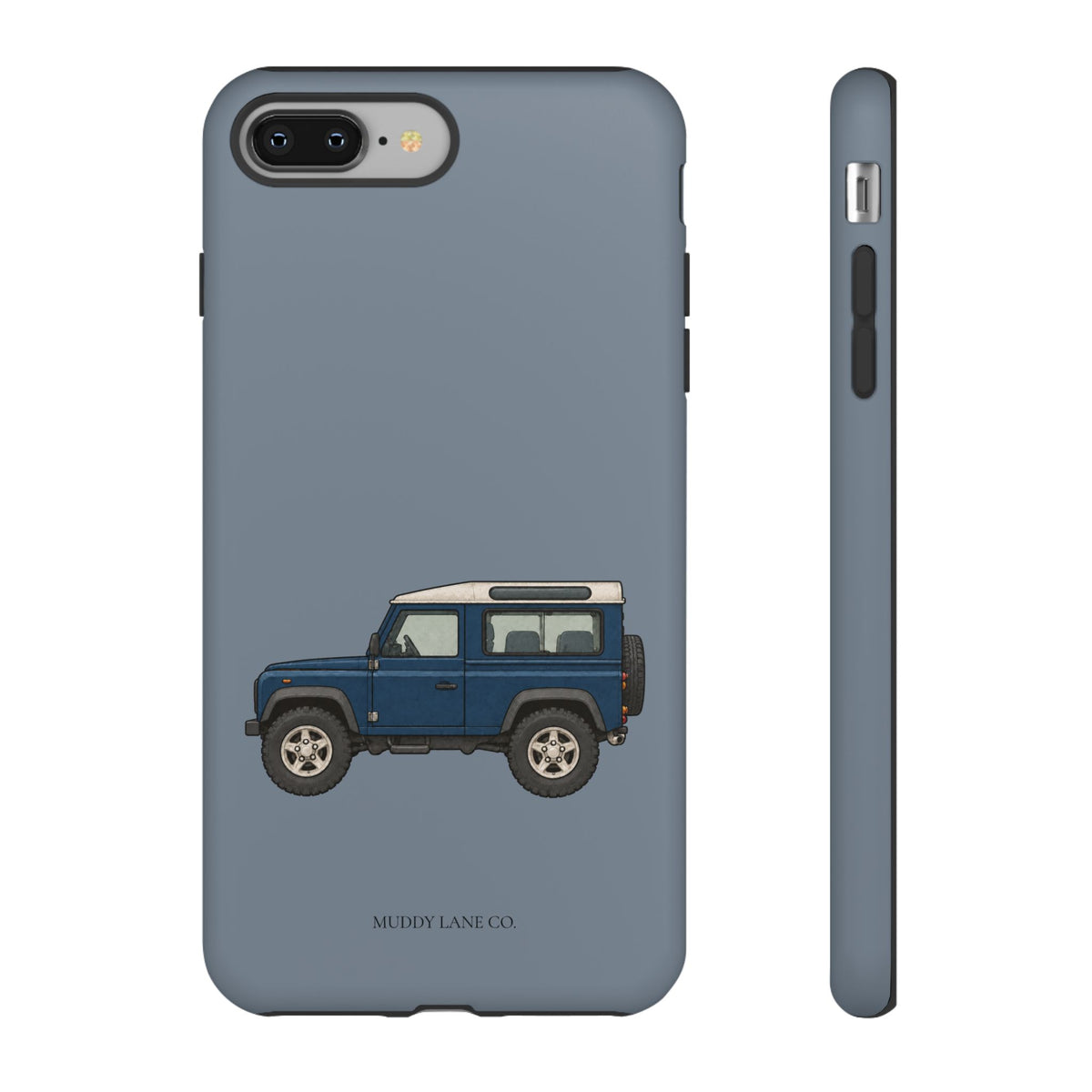 Blue Classic 4x4 phone case in Smoke Blue by Muddy Lane Co, photo 3