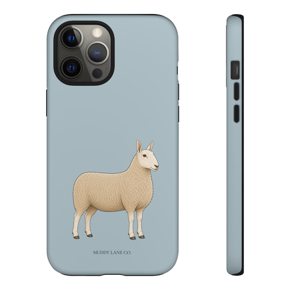 Border Leicester Tough Phone Case in Dusty Blue Matte